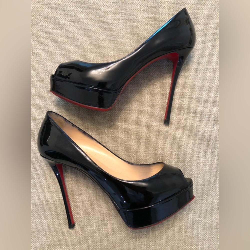 christian louboutin platform heels 15 mm size 39,5